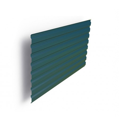 Стеновой профнастил Interprofil C-8 PE зеленый мох.jpg